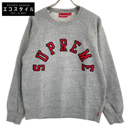 Supreme Supreme 灰色 Arc Logo Crewneck 弧形徽标圆领衫 上衣 M 男士