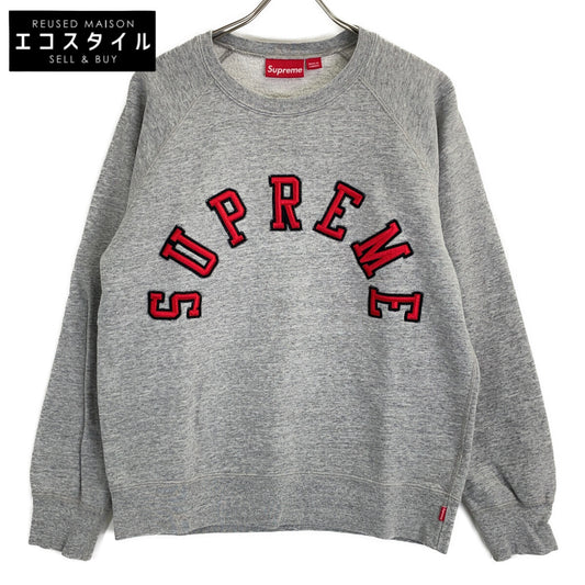 Supreme Gray Arc Logo Crewneck Arch Logo Sweatshirt