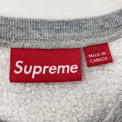 Supreme Supreme 灰色 Arc Logo Crewneck 弧形徽标圆领衫 上衣 M 男士