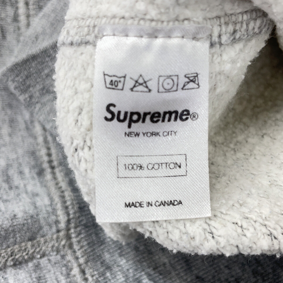 Supreme Supreme 灰色 Arc Logo Crewneck 弧形徽标圆领衫 上衣 M 男士