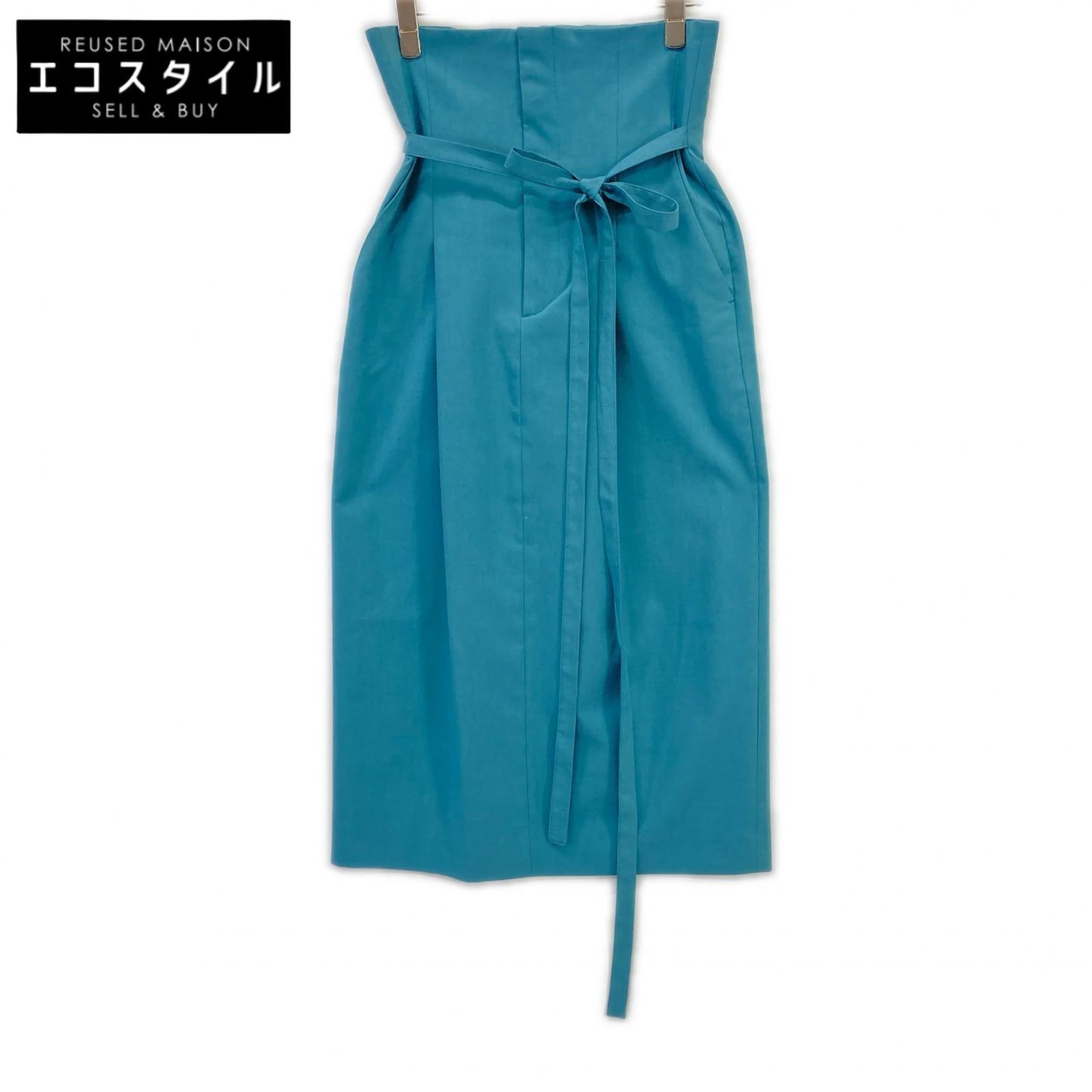 HYKE ハイク 24SS アクアブルー WEATHER HIGHT-WAISTED SKIRT スカート