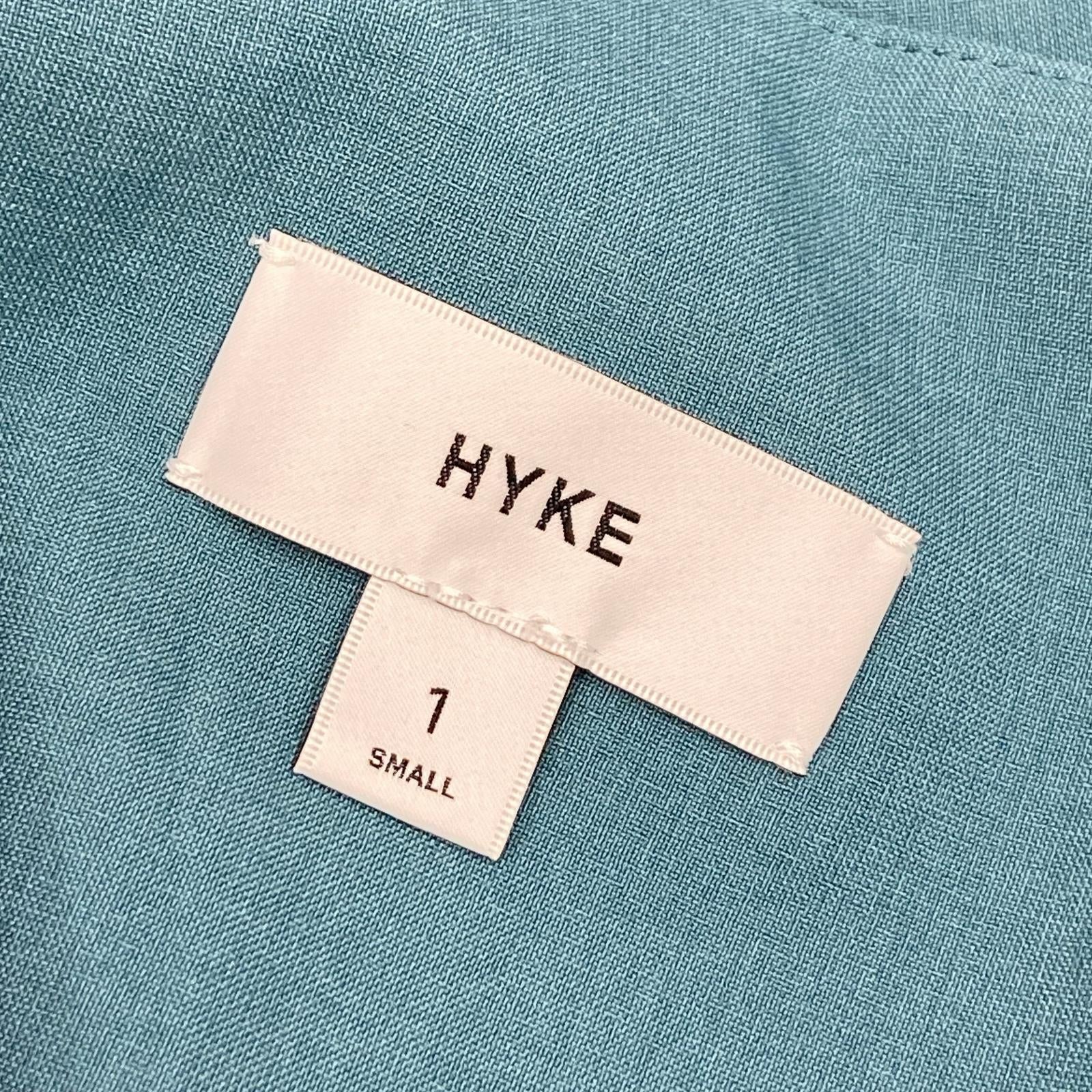 HYKE ハイク 24SS アクアブルー WEATHER HIGHT-WAISTED SKIRT スカート