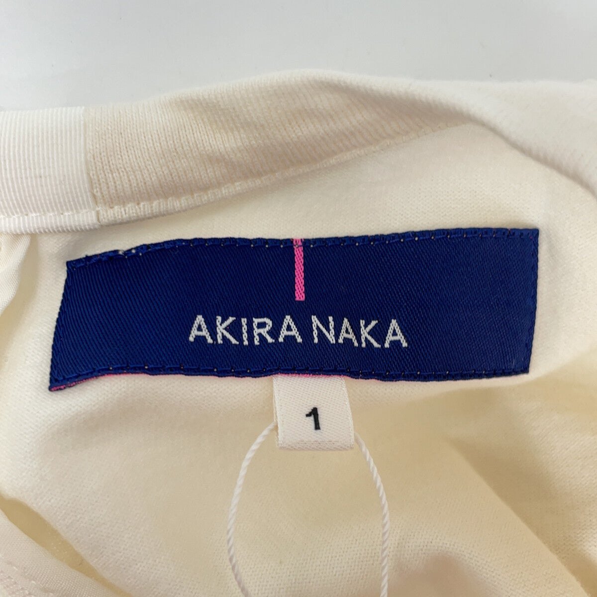 AKIRA NAKA AS1905-WH Ivory Layered Organza Short Sleeve Dress