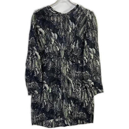 MARNI マルニ ブラック×グリーン 総柄プリントワンピース ワンピース