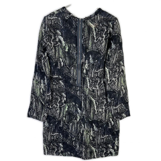 MARNI マルニ ブラック×グリーン 総柄プリントワンピース ワンピース