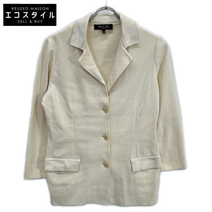 Loro Piana ロロピアーナ FAG1733 アイボリー シルク×コットン テーラードジャケット ジャケット