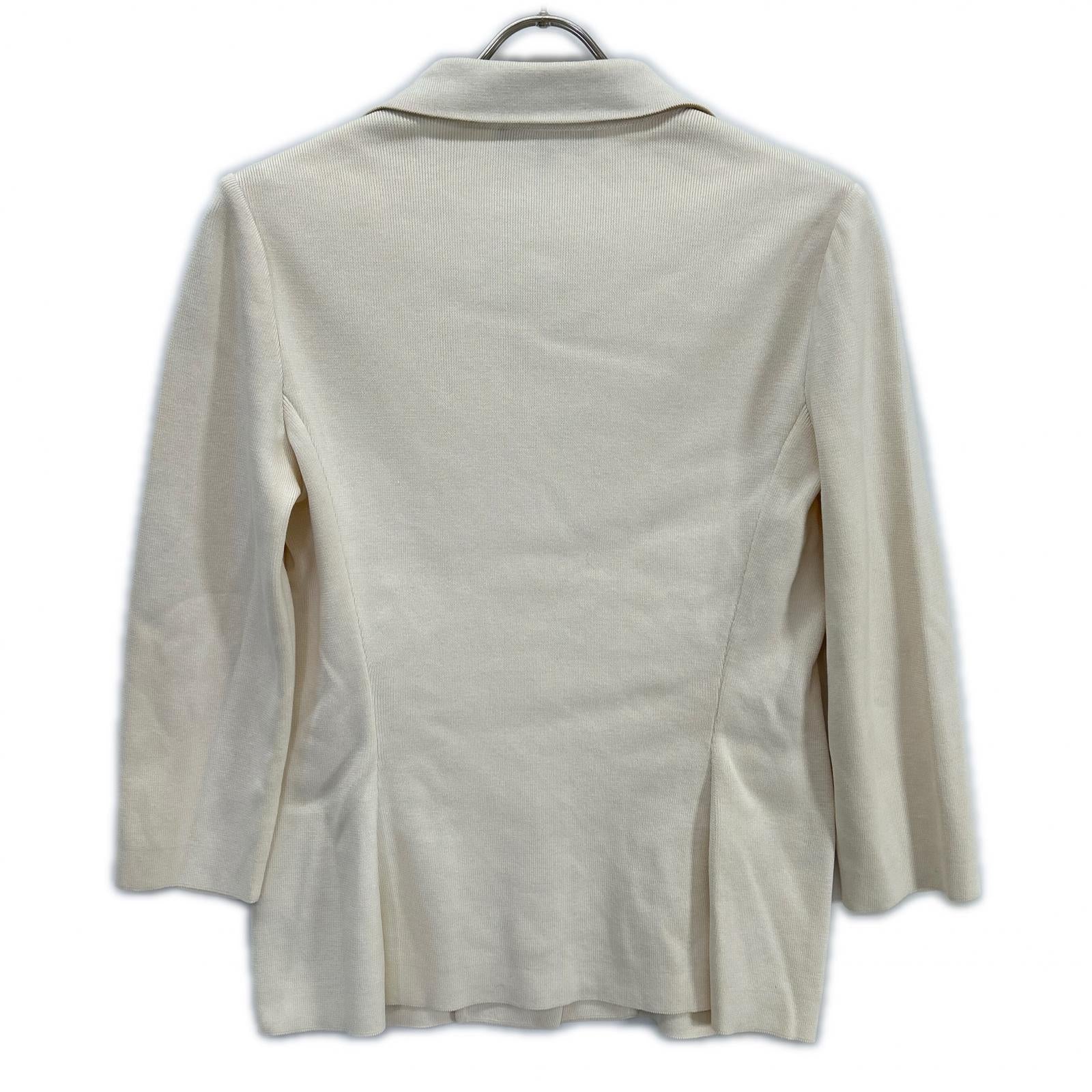 Loro Piana ロロピアーナ FAG1733 アイボリー シルク×コットン テーラードジャケット ジャケット