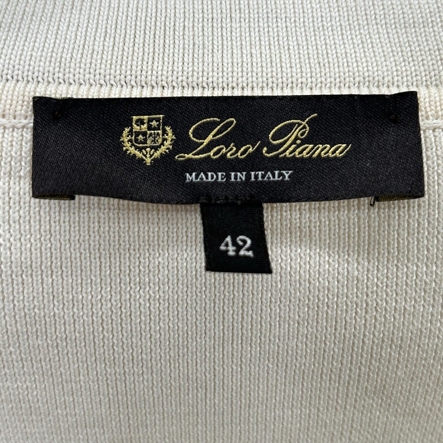 Loro Piana ロロピアーナ FAG1733 アイボリー シルク×コットン テーラードジャケット ジャケット
