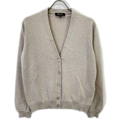 Loro Piana ロロピアーナ FAN3972 ライトベージュ カシミヤ×シルク カーディガン トップス