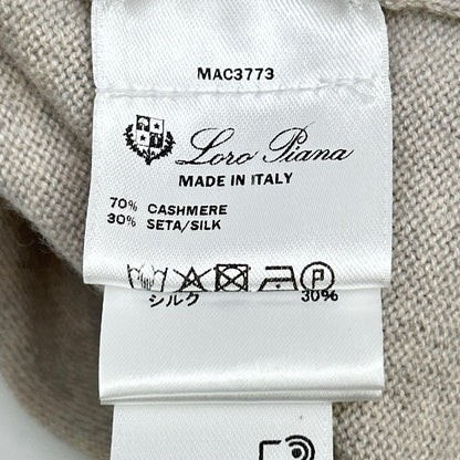 Loro Piana ロロピアーナ FAN3972 ライトベージュ カシミヤ×シルク カーディガン トップス