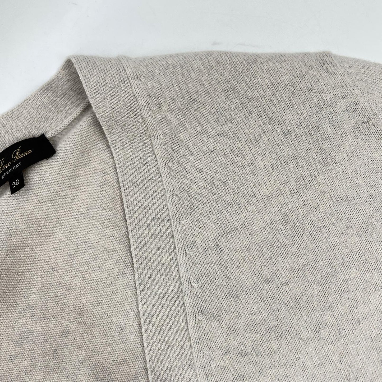 Loro Piana ロロピアーナ FAN3972 ライトベージュ カシミヤ×シルク カーディガン トップス