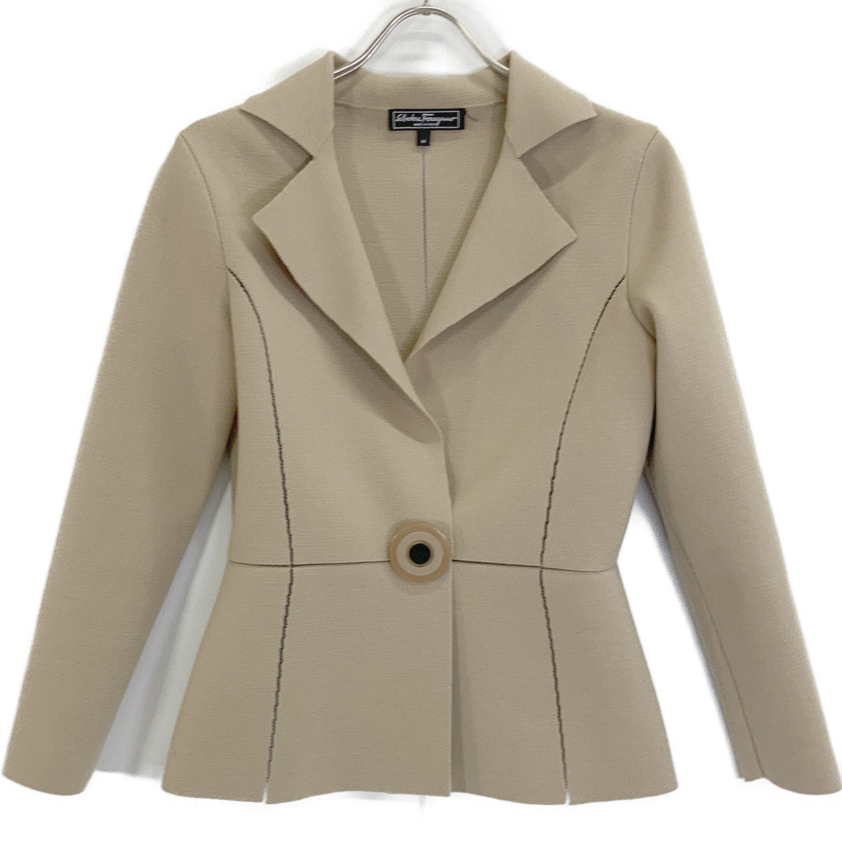 Salvatore Ferragamo Beige 1B Casual Jacket