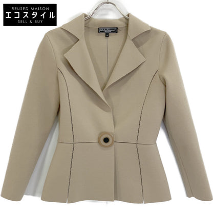Salvatore Ferragamo Beige 1B Casual Jacket