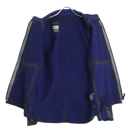 DESCENTE 迪桑特 【高尔夫】黑×蓝 日本製 Saitos 4向弹性尼龙 Primeflex Heat Retention Jersey 夹克