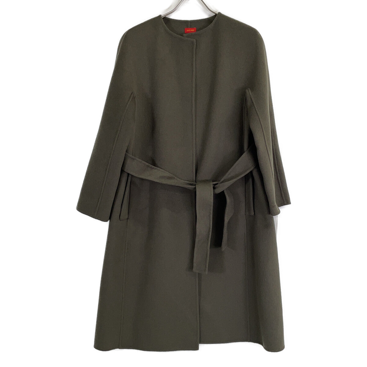 DES PRÉS 22-08-94-08301 Khaki OUBLE FACE MELTON BEAVER Coat 34