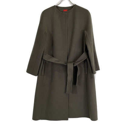 DES PRÉS 22-08-94-08301 Khaki OUBLE FACE MELTON BEAVER Coat 34