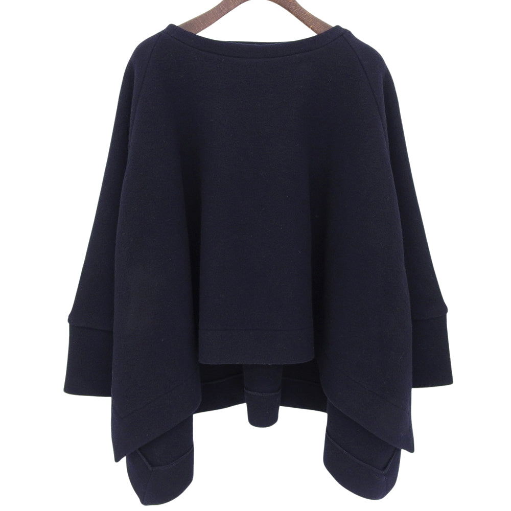 Wool Blend ISADORA CREW NECK Top for Women in Navy ― Women