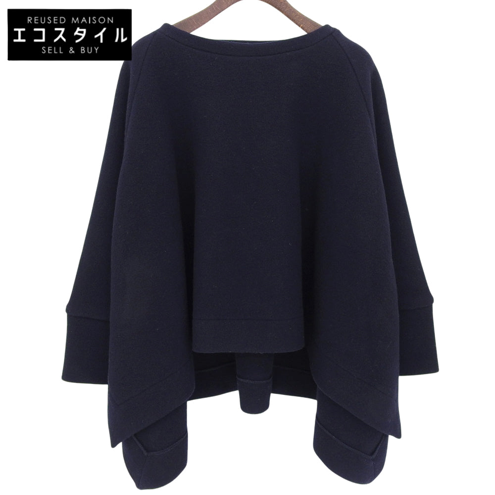 Wool Blend ISADORA CREW NECK Top for Women in Navy ― Women
