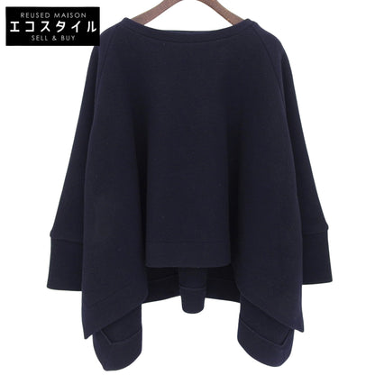 Wool Blend ISADORA CREW NECK Top for Women in Navy ― Women