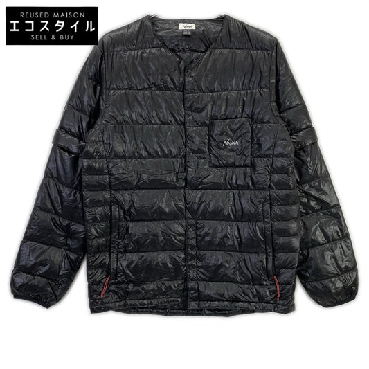 NANGA ナンガ ブラック インナー2WAYデタッチャブルダウンカーディガン ジャケット ジャケット