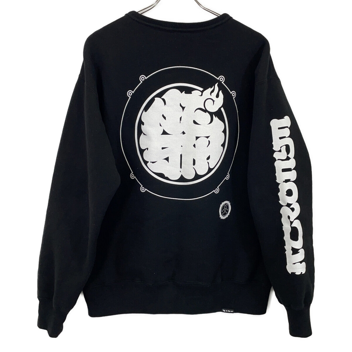 ACRONYM 【×NESM】Black Back Print Crew Neck Pullover Sweatshirt Tops