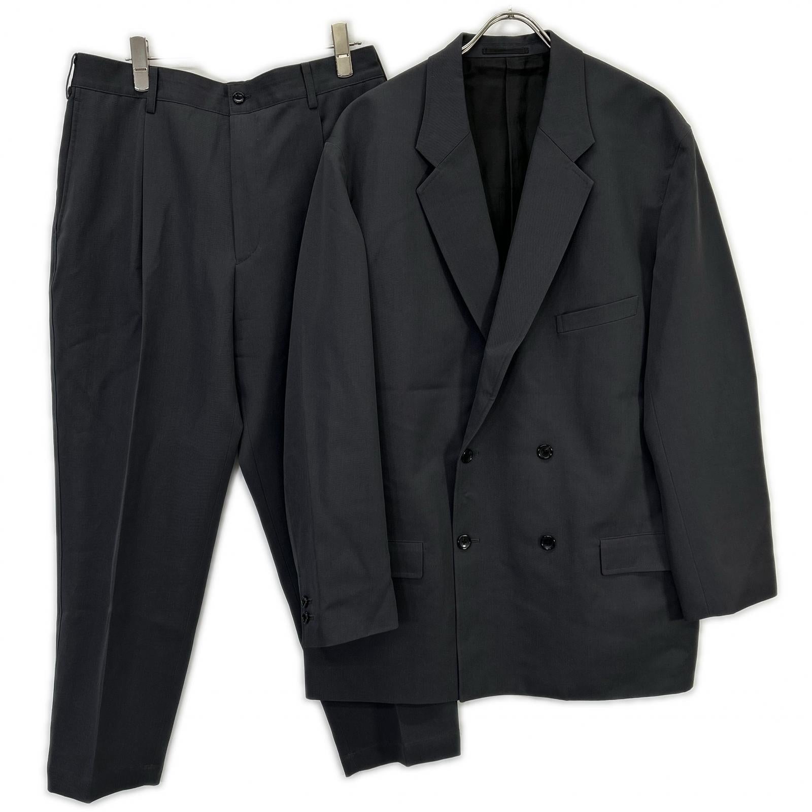 Graphpaper GM223-20051B/GM223-40052B Dark Gray Scale Off Wool Tailored Jacket Pants Set-up Suit