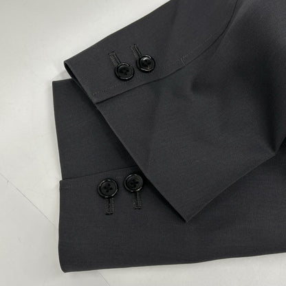 Graphpaper GM223-20051B/GM223-40052B Dark Gray Scale Off Wool Tailored Jacket Pants Set-up Suit