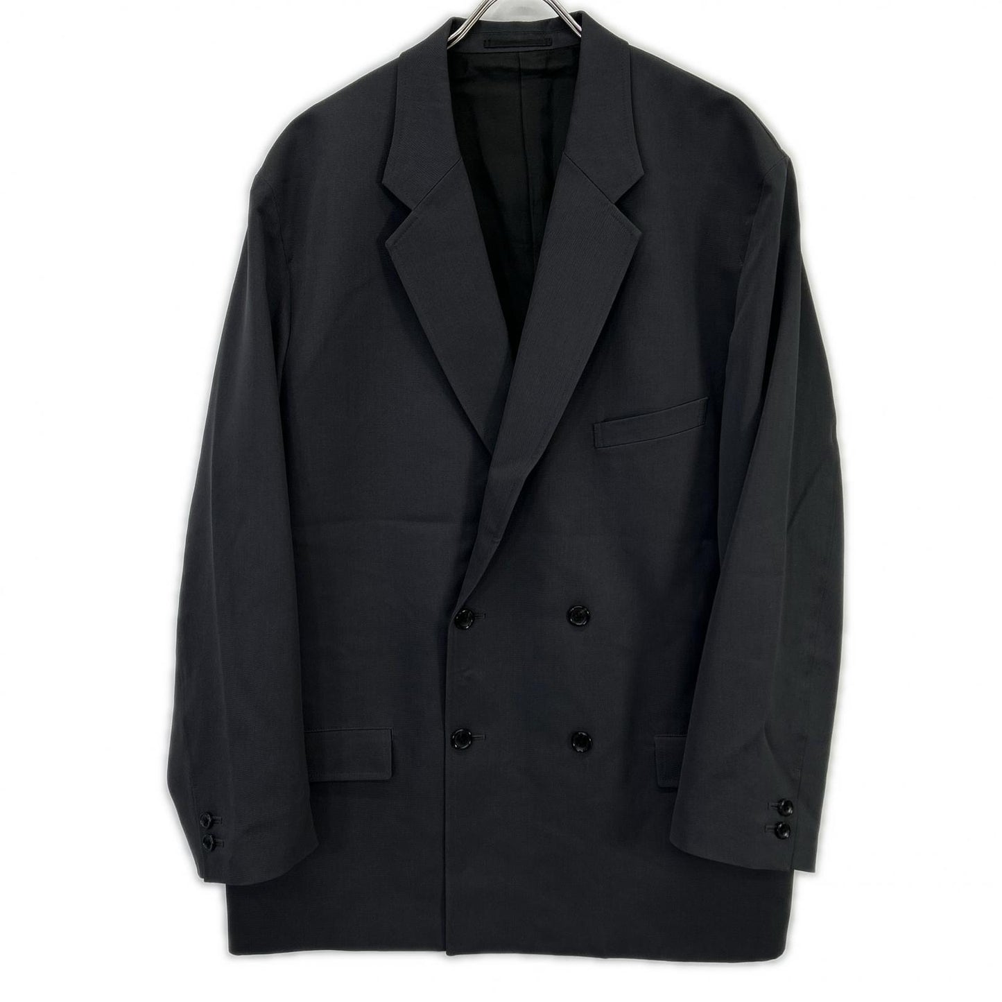 Graphpaper GM223-20051B/GM223-40052B Dark Gray Scale Off Wool Tailored Jacket Pants Set-up Suit