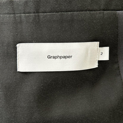 Graphpaper GM223-20051B/GM223-40052B Dark Gray Scale Off Wool Tailored Jacket Pants Set-up Suit