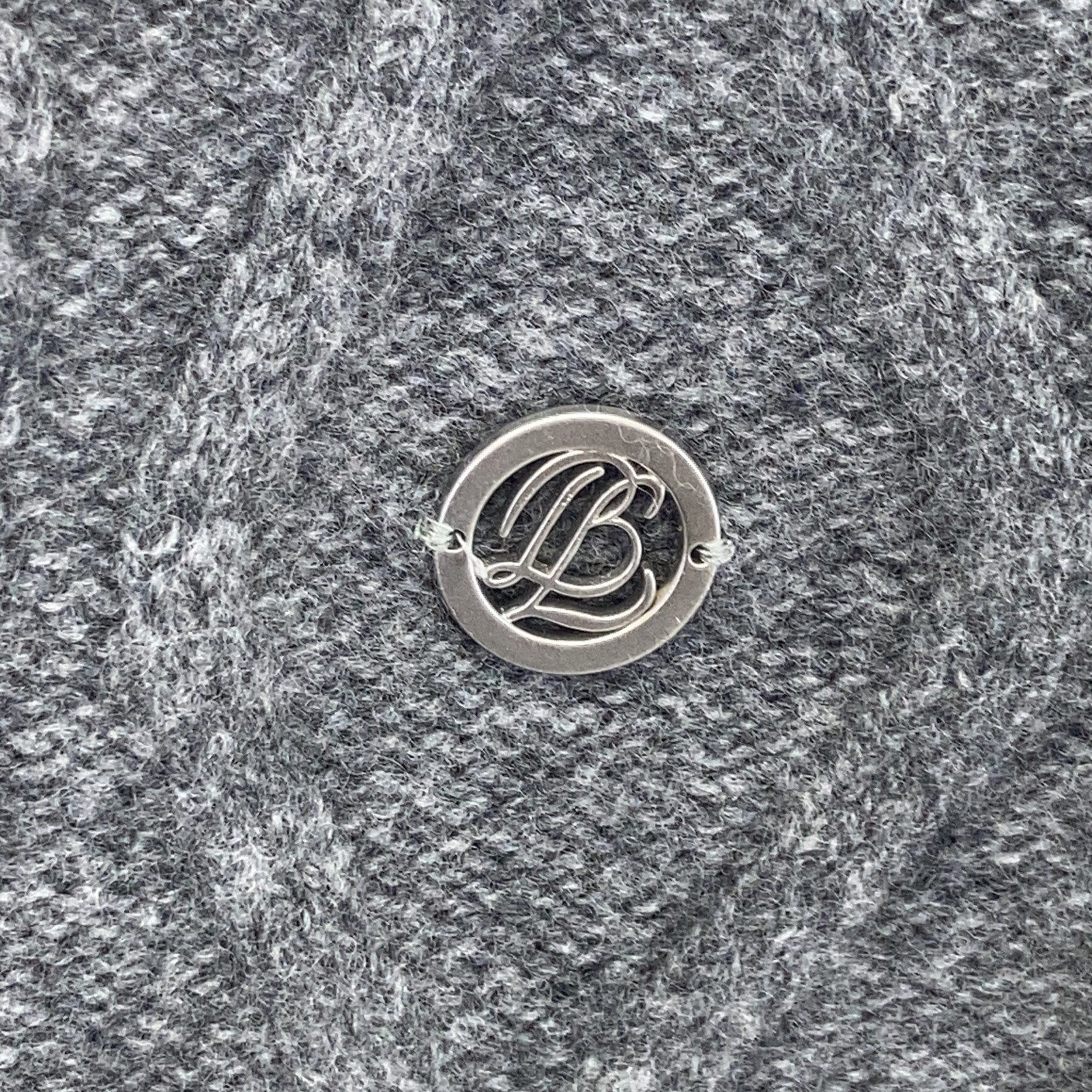 BLUE LABEL CRESTBRIDGE ブルーレーベルクレストブリッジ 25年製 グレー×ホワイト ニットベスト付きカットソー トップス