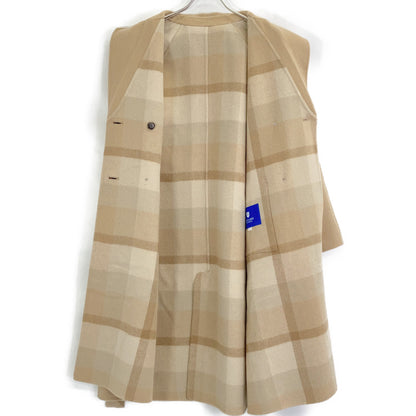 BLUE LABEL CRESTBRIDGE 2024 Beige Crestbridge Check Tonal Reversible Long Coat