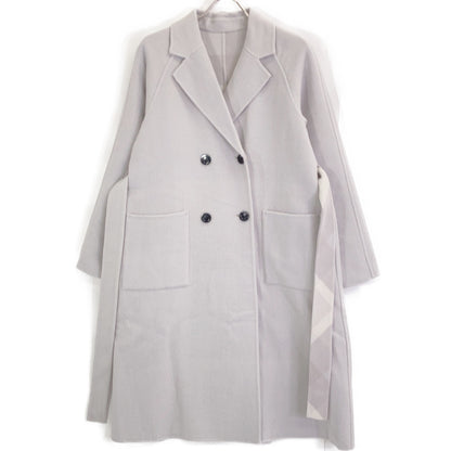 BLUE LABEL CRESTBRIDGE ブルーレーベルクレストブリッジ 24年製 ライトグレー クレストブリッジチェックトーナルリバーフェイスロングコート コート
