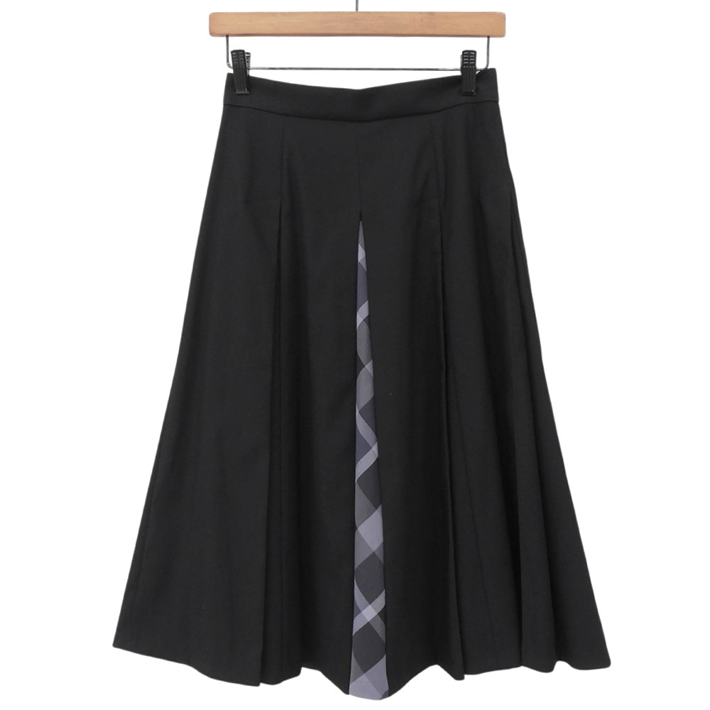 Excellent condition, Stretch Kersey Tuck Skirt, women's, black, size 36, 2024 model, Skirt, size 36, women's