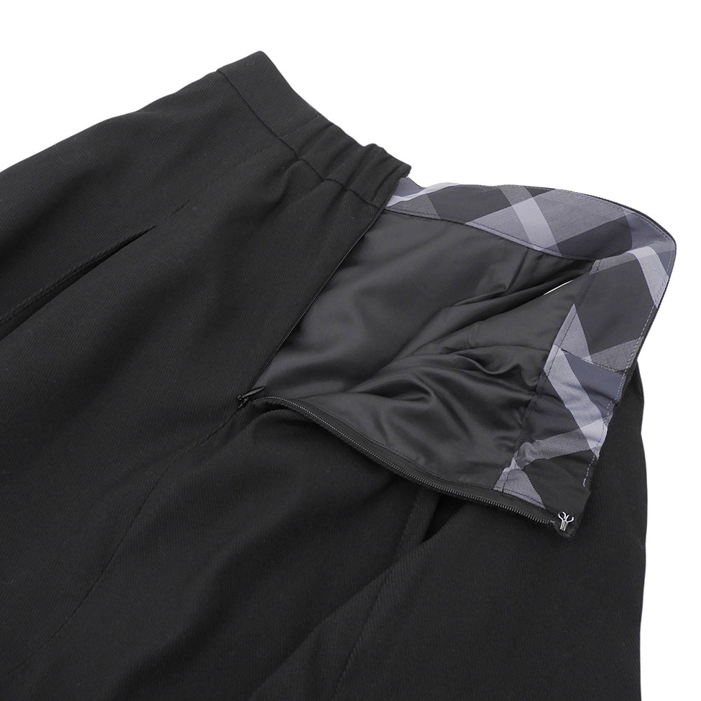 Excellent condition, Stretch Kersey Tuck Skirt, women's, black, size 36, 2024 model, Skirt, size 36, women's
