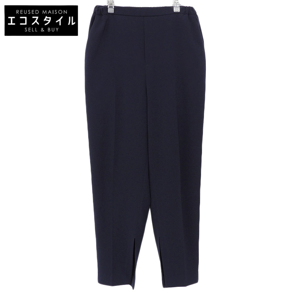 Slit Tapered Pants Bottoms Women's Navy 36 8514-144-0002 Bottoms 36 Women's