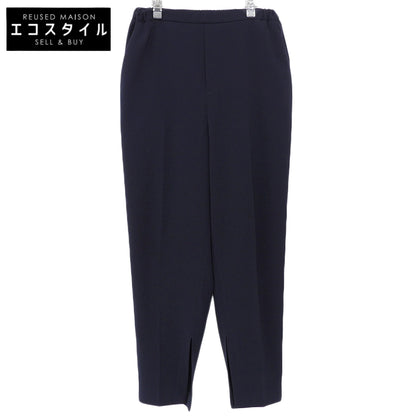 Slit Tapered Pants Bottoms Women's Navy 36 8514-144-0002 Bottoms 36 Women's