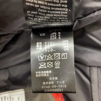 NANGA 南贺 N1aiBKG5 黑色 IBUKI/伊吹 AURORA DOWN JACKET/极光羽绒服 夹克 M