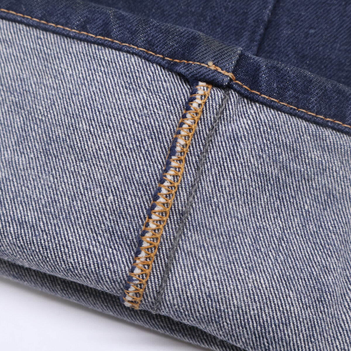 LEVI'S 李维斯 70年代 42TALON 先染海军蓝 646 橙色标签 喇叭牛仔裤 裤装