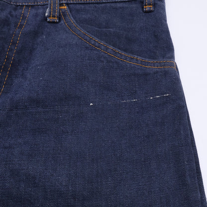 LEVI'S 李维斯 70年代 42TALON 先染海军蓝 646 橙色标签 喇叭牛仔裤 裤装