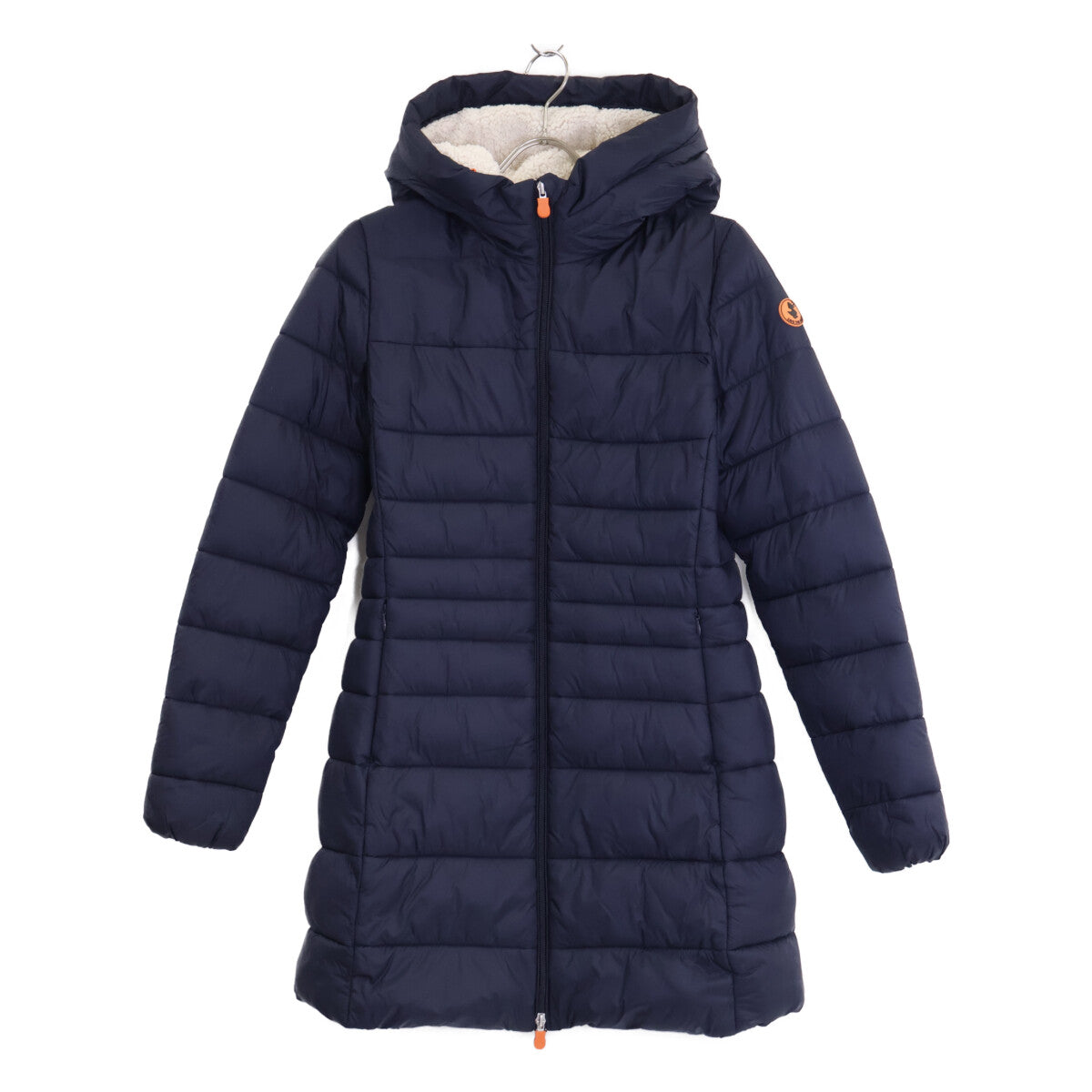 SAVE THE DUCK 赛维·达克 海军蓝 ULTRA LIGHT JACKET 羊羔绒连帽羽绒大衣 大衣 2