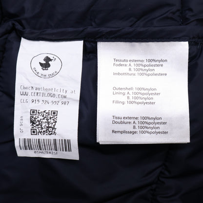 SAVE THE DUCK 赛维·达克 海军蓝 ULTRA LIGHT JACKET 羊羔绒连帽羽绒大衣 大衣 2