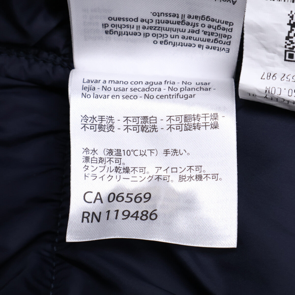 SAVE THE DUCK navy Ultra Light Jacket fleece-hood padded coat coat