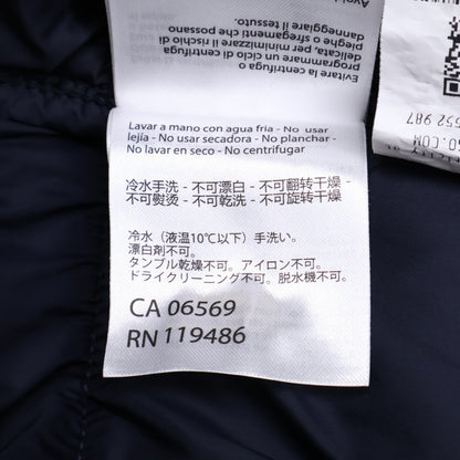 SAVE THE DUCK navy Ultra Light Jacket fleece-hood padded coat coat