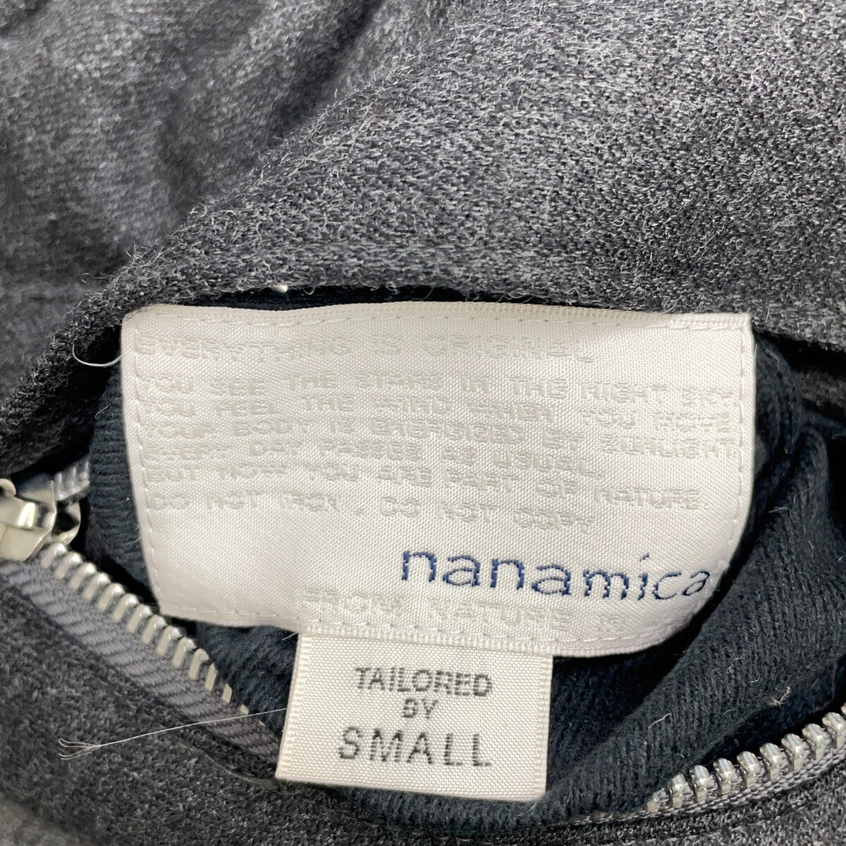 nanamica ナナミカ SUAF502 ブラック×グレー リバーシブル ダウンブルゾン ジャケット