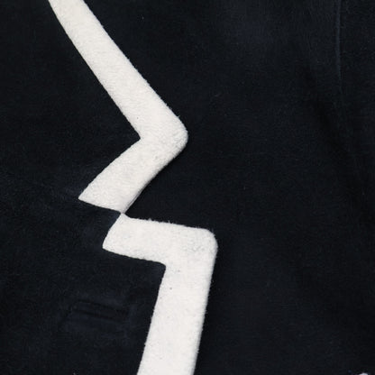 Cinquanta Ships 50th-anniversary exclusive black goat suede piped blazer jacket