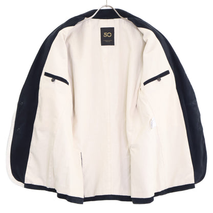 Cinquanta Ships 50th-anniversary exclusive black goat suede piped blazer jacket