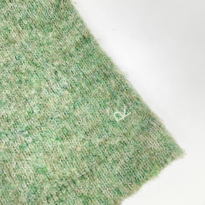 45R 5108085 Green 100% Wool Crew Neck Knit Top