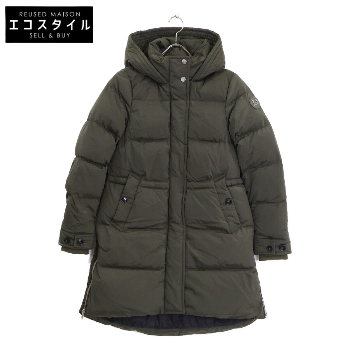 WOOLRICH ウールリッチ WWOU0697 カーキ ALSEA PUFFY PARKA フーデッドダウンコート コート