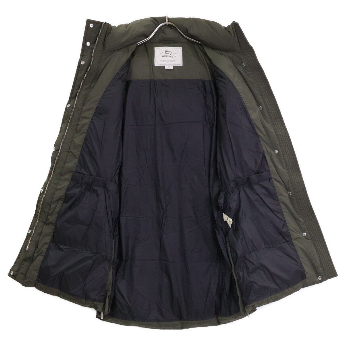WOOLRICH ウールリッチ WWOU0697 ｶｰｷ ALSEA PUFFY PARKA ﾌｰﾃﾞｯﾄﾞﾀﾞｳﾝｺｰﾄ コート XS