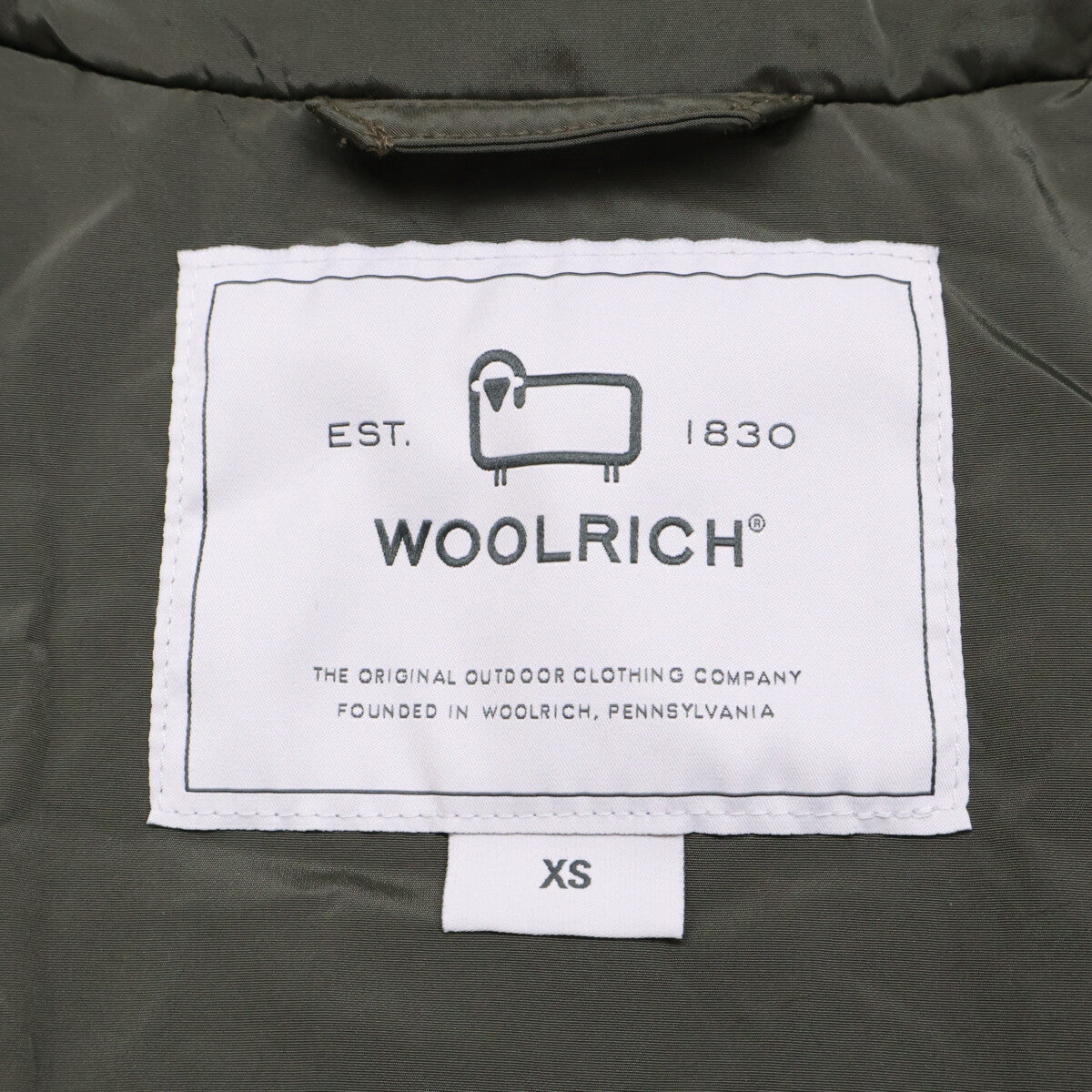 WOOLRICH ウールリッチ WWOU0697 カーキ ALSEA PUFFY PARKA フーデッドダウンコート コート